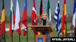 Përfaqësuesja e Lartë e Bashkimit Evropian për Politikë të Jashtme dhe Siguri, Kaja Kallas. 3 nëntor 2025