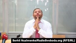  Міхаіл Добкін у судзе 15 ліпеня 2017 году