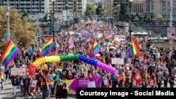 Fotografie din pagina de Facebook a comunității Prague Pride.