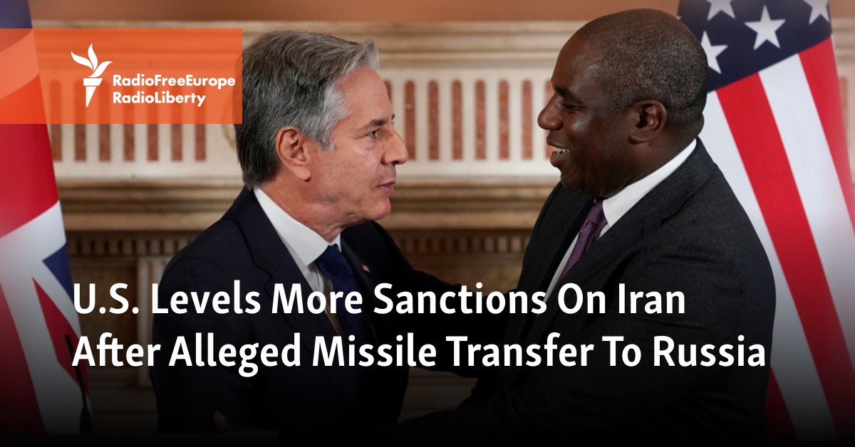U.S. Levels More Sanctions On Iran After Alleged Missile Transfer To Russia