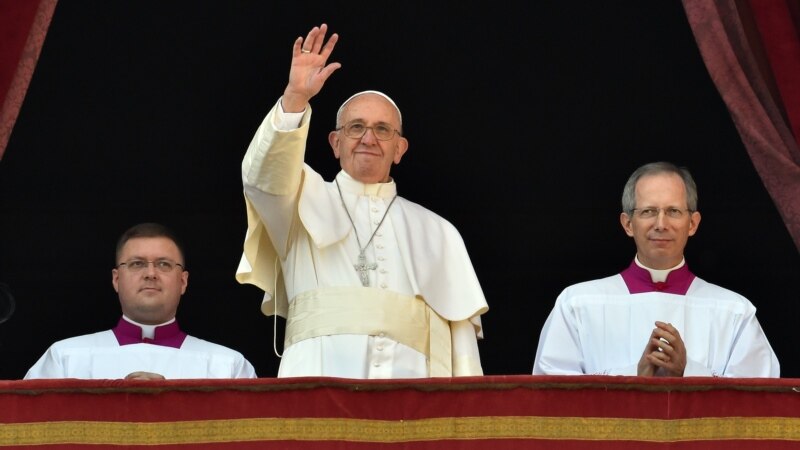 Папа Римский Франциск обратился с рождественским посланием