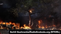 Триває ліквідація наслідків атаки. Люди не постраждали. Фото ілюстративне 