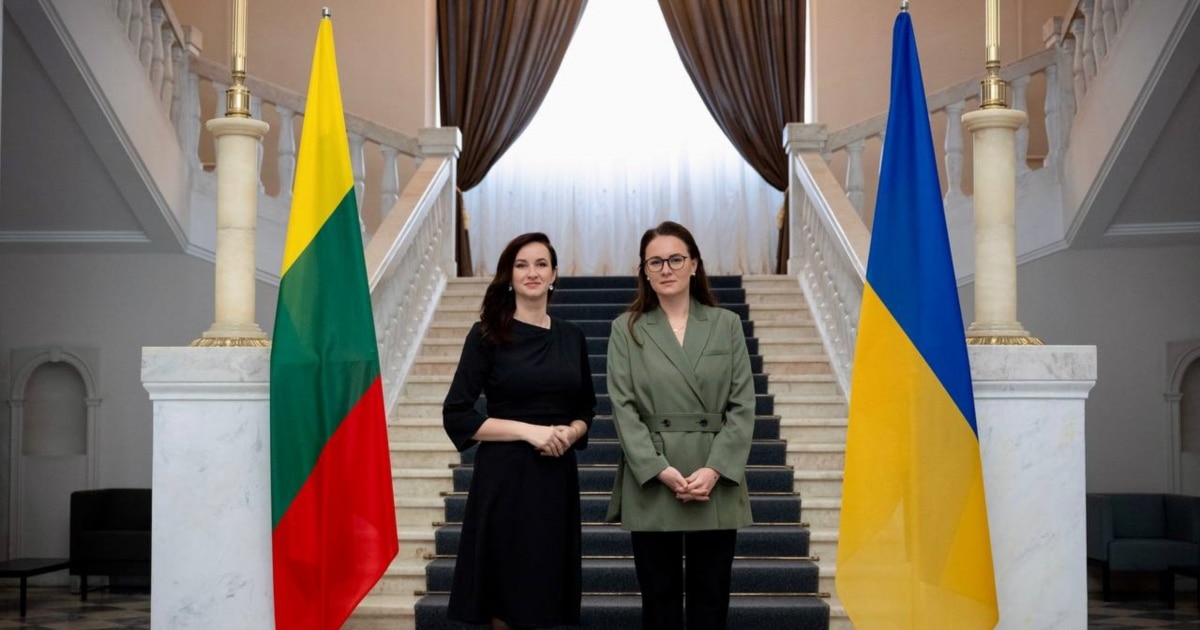 Прем’єрка Литви Інга Ругінєнє розпочала свій перший візит до України