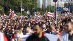 Пратэставы марш у Менску 13 верасьня