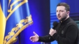 د اوکراين ولسمشر وولوديمير زېلینسکي د وينا په حال کې - انځور له ارشيفه 
