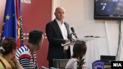 Заменик министерот за внатрешни работи Митко Чавков. 