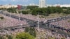 «Марш Свабоды» ў Менску, 16 жніўня 2020 году.