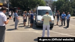 Проверки на транспорте в Крыму, июль 2019 года