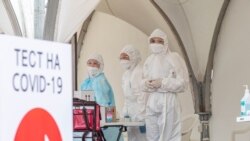 Пункт предоставления услуги тестирования на COVID-19 в Алматы.