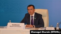 Қозоғистон сенатининг янги раиси Маулен Ашимбаев.