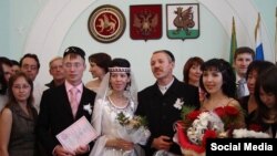 Свадьба Рамая и Лены Юлдашевых. 26 августа 2006 года