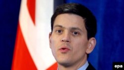 British Foreign Secretary David Miliband