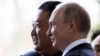 Руководители Северной Кореи и России, Ким Чен Ир и Владимир Путин (справа) во время встречи во Владивостоке. РФ, 25 апреля 2019 года