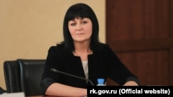Валентина Лаврик, министр образования, науки и молодежи российского правительства Крыма