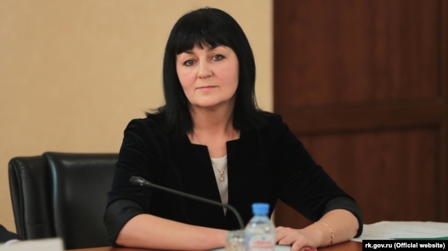 Валентина Лаврик, министр образования, науки и молодежи российского правительства Крыма