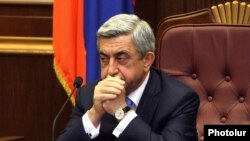 Бывший президент Армении Серж Саргсян (архивная фотография) 