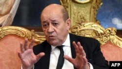 French Defense Minister Jean-Yves Le Drian (file photo)