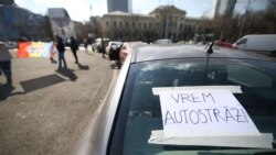 Romania - protestul sieu, autostrazi, 2019
