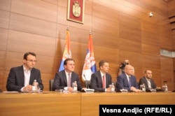 Sa Đurićem su bili i najbliži saradnici predsednika Vučića