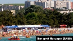 Пляж в Геленджике