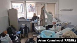 Pamje nga njëra prej dhomave në Klinikën e Neurologjisë në QKUK.