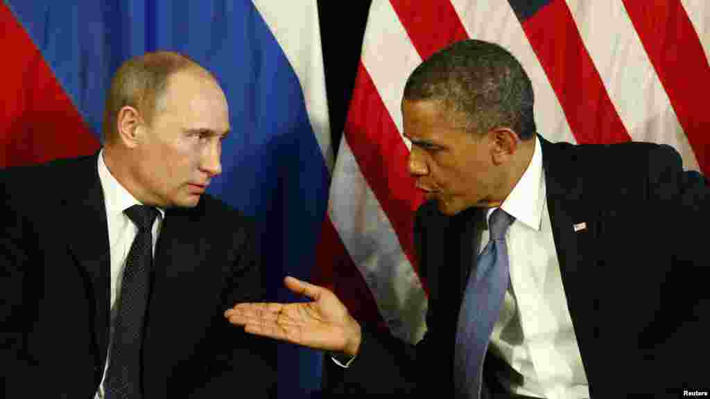 Meksiko - U Los Cabosu su se sreli predsjednici SAD-a i Rusije, Barack Obama i Vladimir Putin, 18. juni 2012. Foto: REUTERS / Jason Reed 
