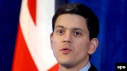 British Foreign Secretary David Miliband 