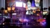 Poliția și salvarea la locul atacului din Las Vegas