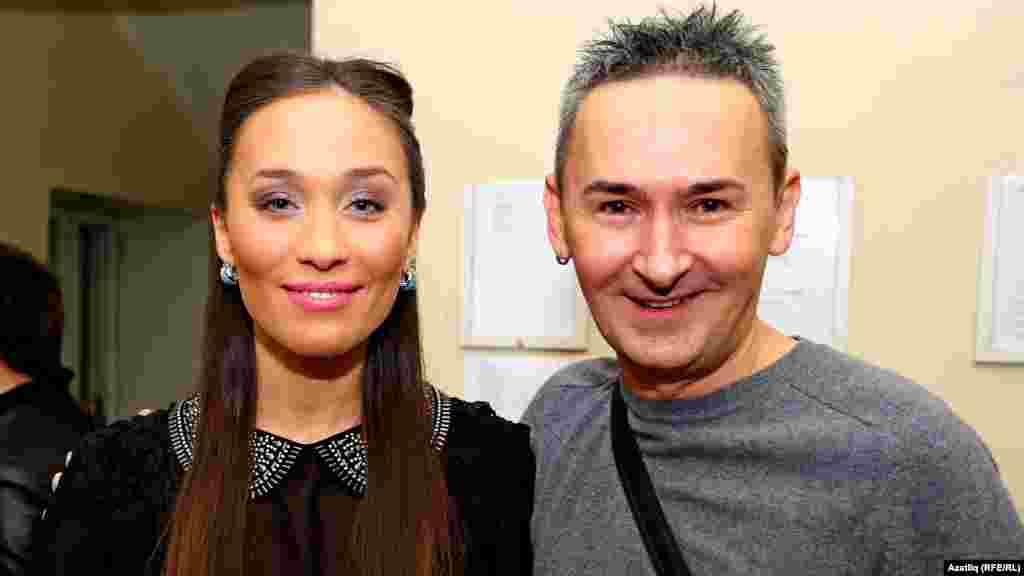 Алып баручы Гөлназ Сәфәрова һәм дизайнер Рөстәм Исхаков