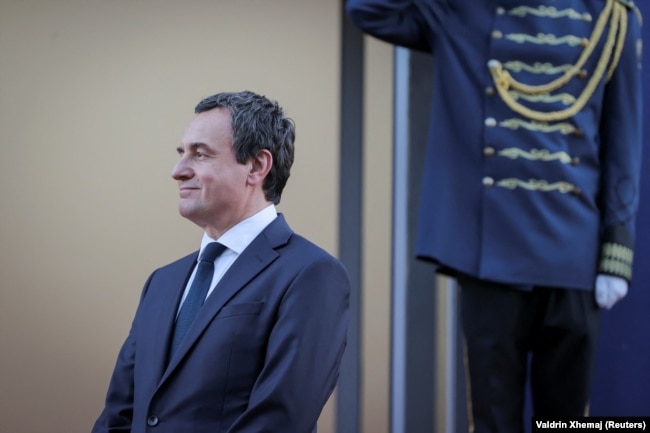 Kryeministri në detyrë i Kosovës, Albin Kurti.