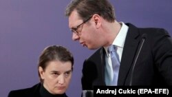 Premijerka Srbije Ana Brnabić i predsednik Srbije Aleksandar Vučić