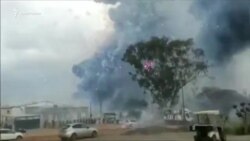 Пожар на складе фейерверков в Израиле, двое погибших (видео)