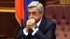 Armenia - President Serzh Sarkisian attends a parliament session in Yerevan, May 31, 2012.