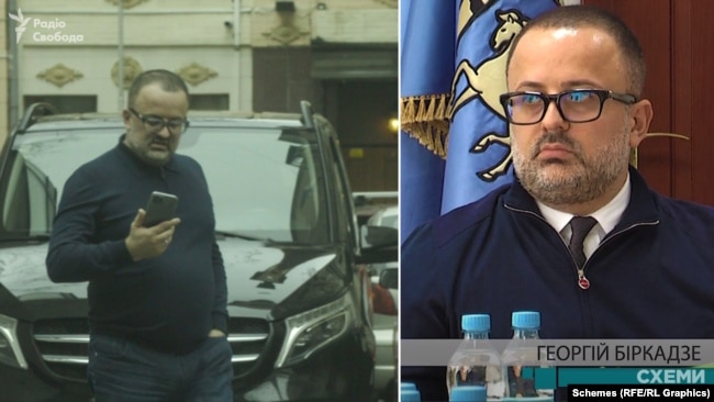Журналісти зафіксували, як із закладу вийшов Георгій Біркадзе – колишній голова Броварської районної держадміністрації Київської області