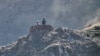 Armenia -- Azeri Soldiers near Syunik Village. 10Feb., 2021