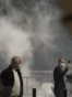 Clashes during a protest in Pristina demanding changes to the law on the Kosovo Specialist Chambers, October 5, 2026.