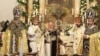 Armenia - Catholicos Garegin II leads a Christmas mass at the Echmiadzin cathedral of the Armenian Apostolic Church, January 6, 2024.