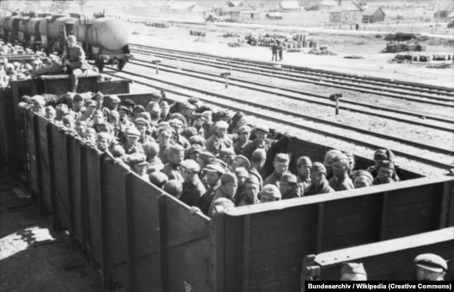 Перевозка советских пленных, осень 1941 года