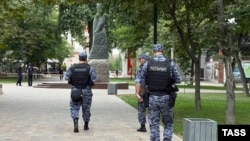 На месте убийства в Махачкале, 14 августа 2026 г.