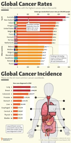 Infographic - Global Cancer Rates