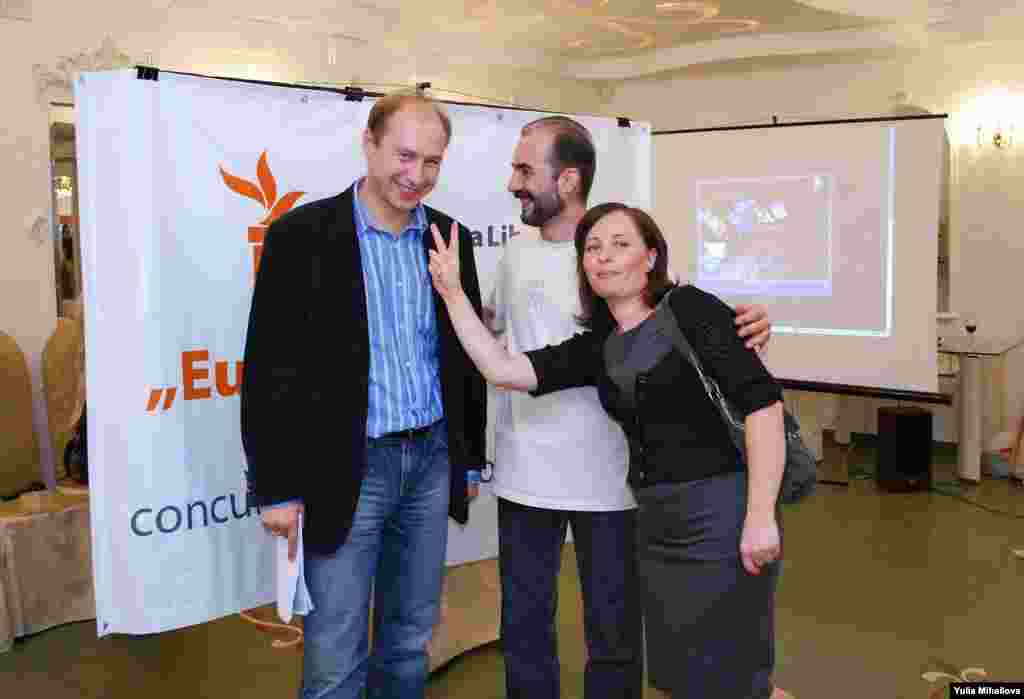 Redactorii EL de la Chișinău, Vitalie Enache, Radu Benea, Elena Cioina