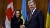 Порошенко й Фріланд скоординували дії для просування ідеї розміщення миротворців ООН на Донбасі – АП