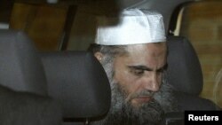 Jordanian preacher Abu Qatada leaves the Special Immigration Appeals Commission in central London on April 17.