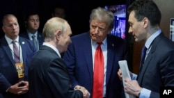 Трамп і Пуцін у Анкорыджы