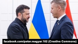 Володимир Зеленський і Петер Мадяр під час зустрічі в Брюсселі, 16 жовтня 2026 року