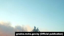 Пажар у лесе, Гожа, Горадзенскі раён
