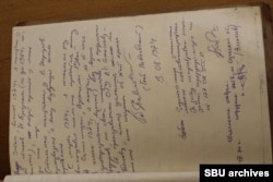 Пояснення Павловського з переліком книжок, взятих в Ігрунова