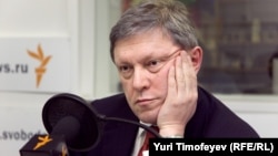 Григорий Явлинский Озодлик радиосининг Москвадаги бюросида, 2012 йил 16 январ.