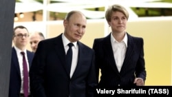 Владимир Путин и Елена Шмелёва