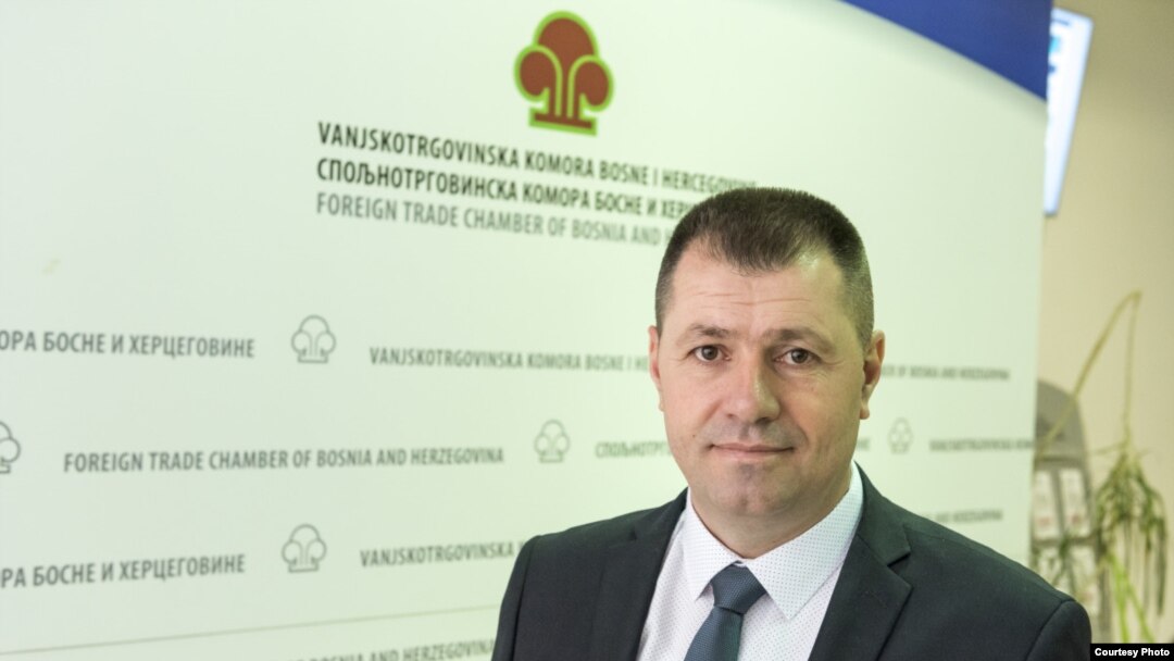 Претседателот на Надворешнотрговската комора на Босна и Херцеговина, Ахмет Егрлиќ
